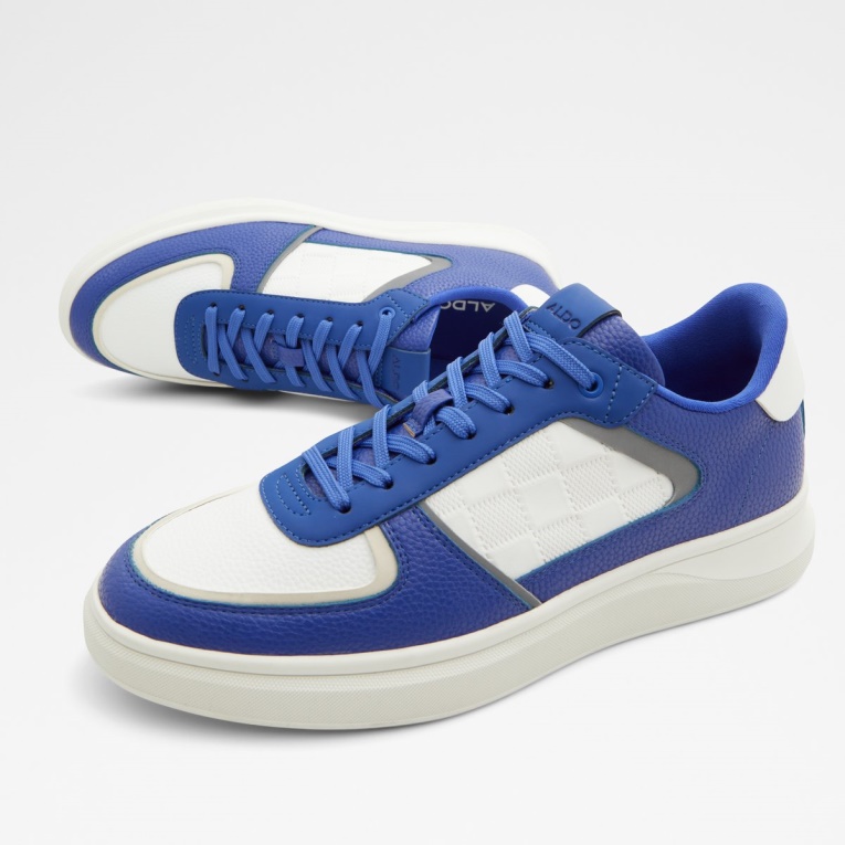 Aldo Fashion Popwalk Zapatillas De Deporte De Caña Baja Suela De Copa Azul Medio