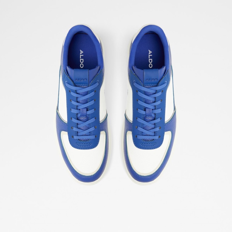 Aldo Fashion Popwalk Zapatillas De Deporte De Caña Baja Suela De Copa Azul Medio