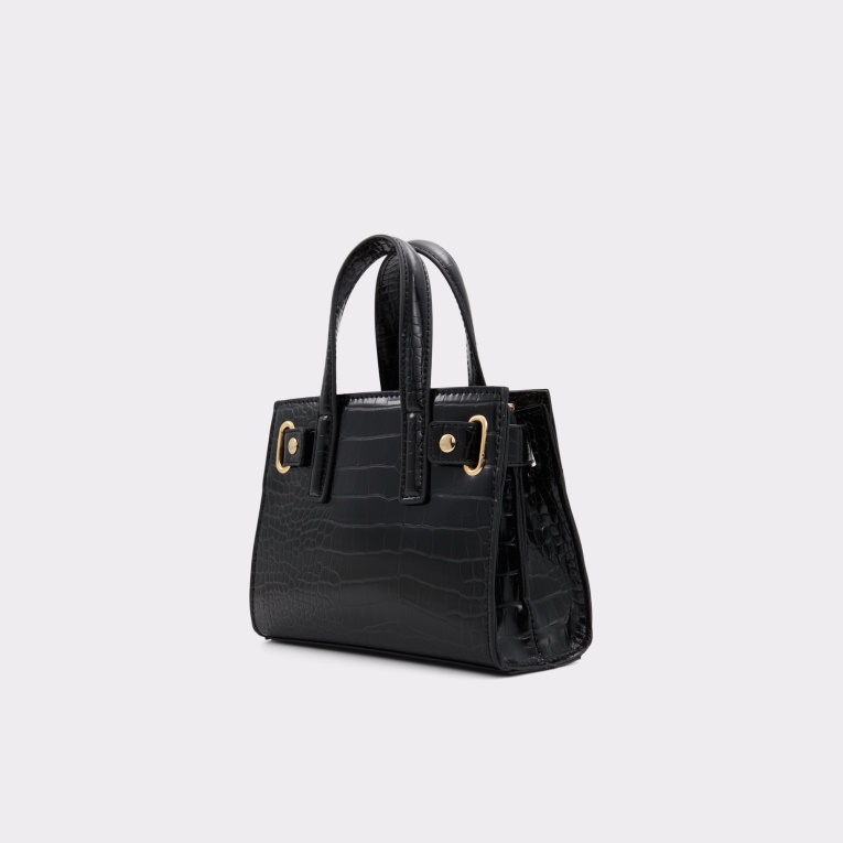 Negro Bolso Satchel Posa Recién Llegado De Moda De Aldo