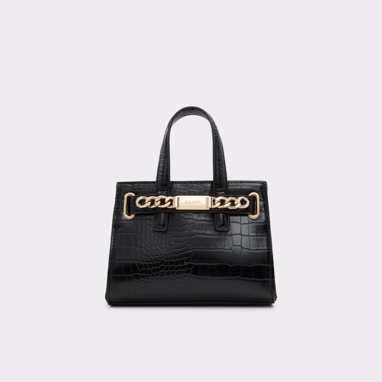 Moda Aldo Negro Nueva Llegada Bolso Satchel Posa