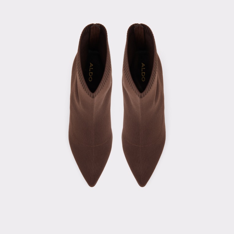 Priella Botín Moda Aldo Marrón Oscuro