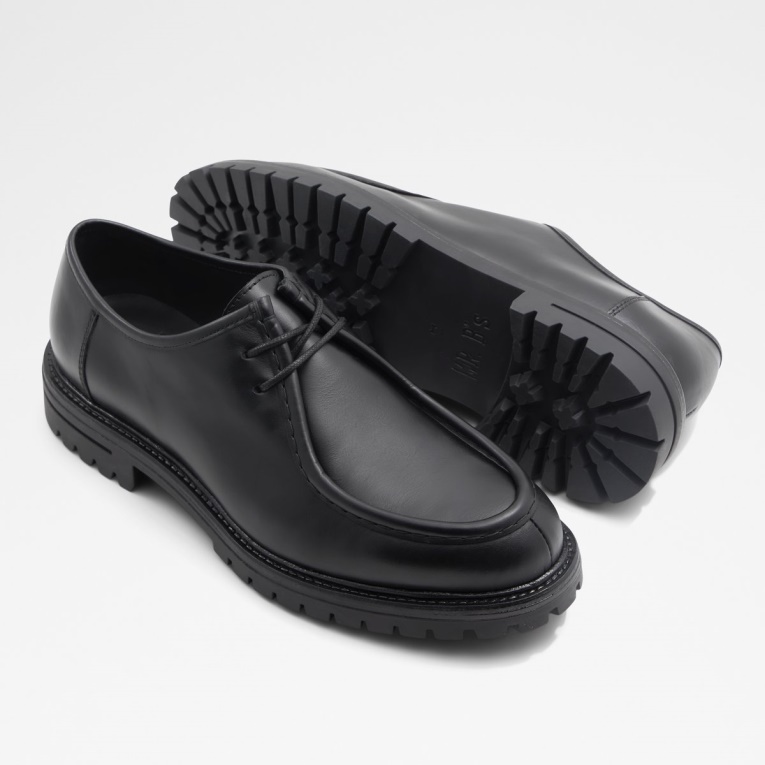 Moda Aldo Negro Prime Oxford Zapato Suela De Copa