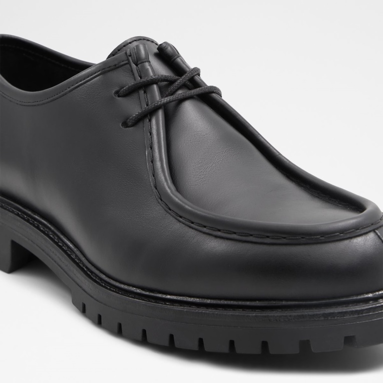 Moda Aldo Negro Prime Oxford Zapato Suela De Copa