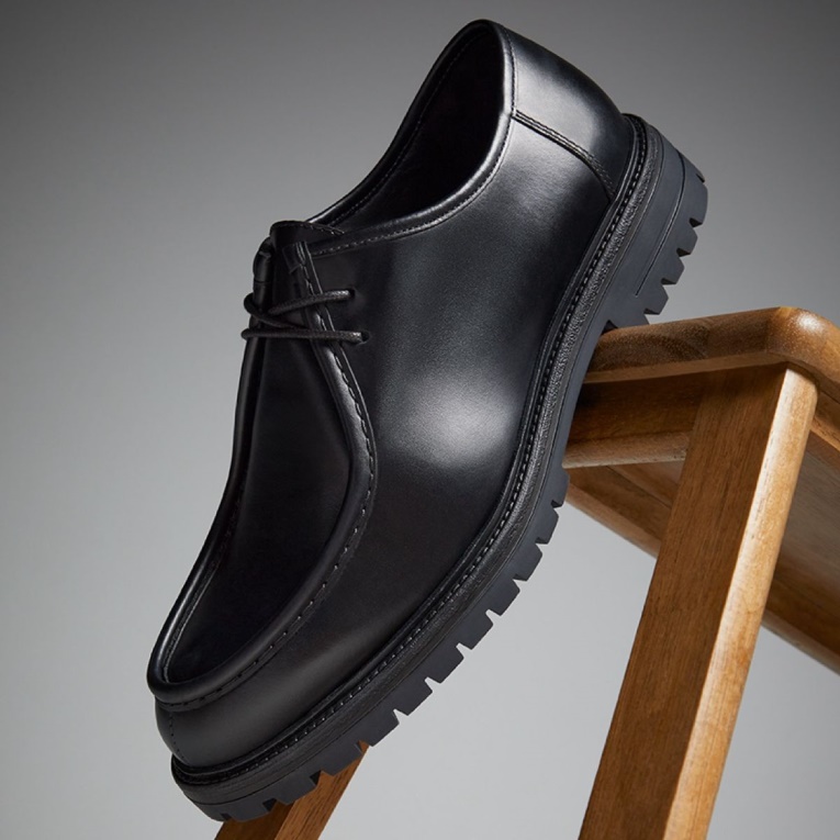 Moda Aldo Negro Prime Oxford Zapato Suela De Copa