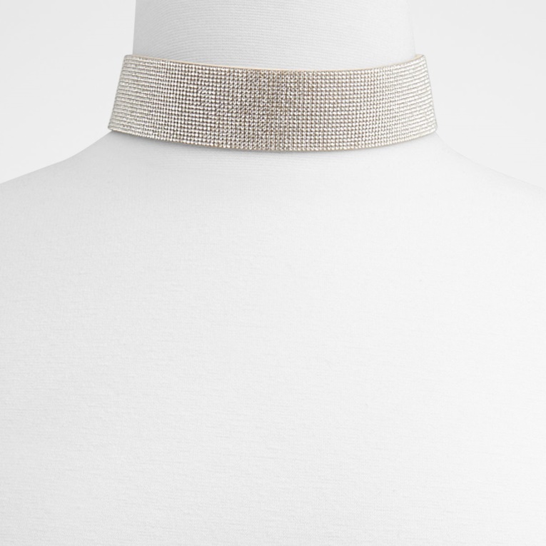 Moda Plata-transparente Multi Qeweth Collar Aldo