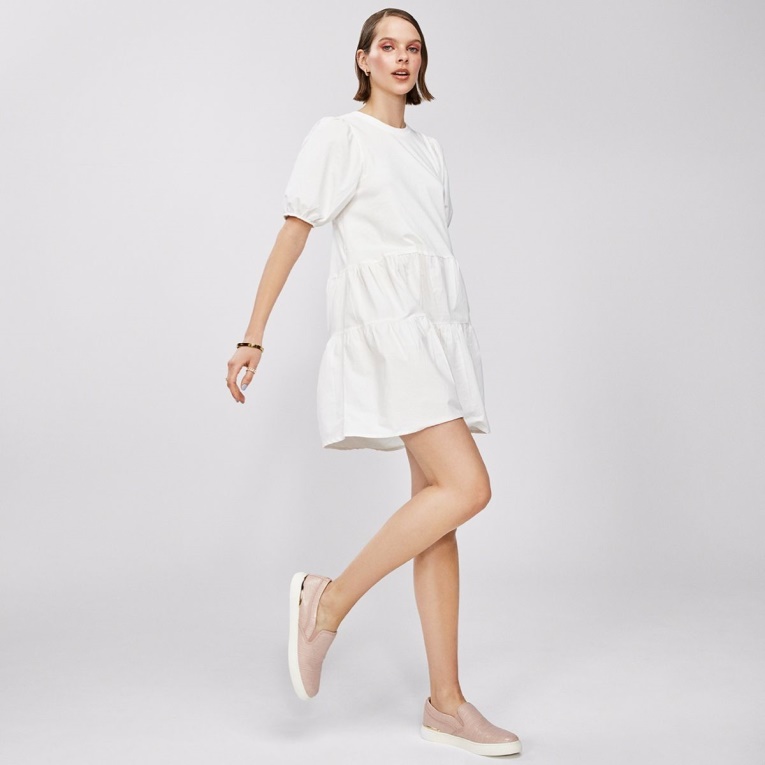 Zapatillas Bajas De Aldo Quarta Rosa Claro De Moda Con Suela De Copa