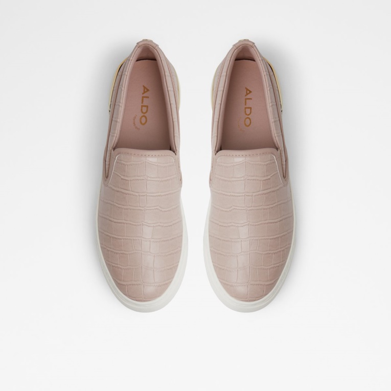 Zapatillas Bajas De Aldo Quarta Rosa Claro De Moda Con Suela De Copa