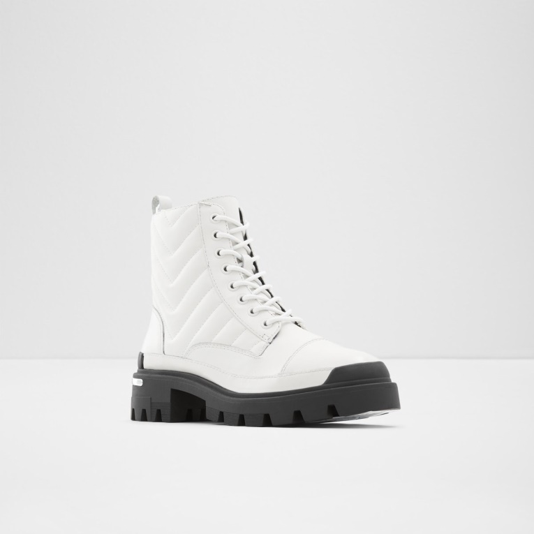 Edredón Liso De Cuero Blanco Moda Aldo