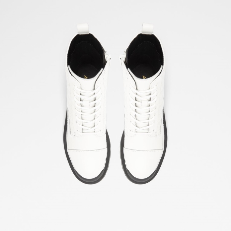 Edredón Liso De Cuero Blanco Moda Aldo