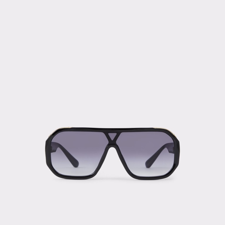 Gafas De Sol Estilo Aviador Rawien Aldo Negras Y Doradas A La Moda