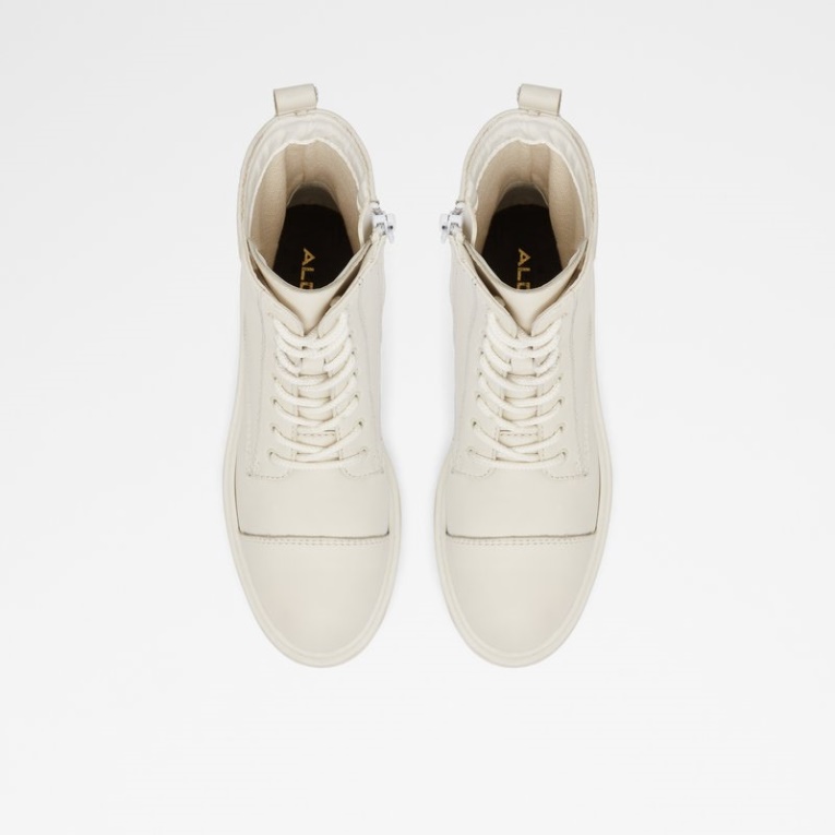 Moda Aldo Cuero Blanco Liso Reilly