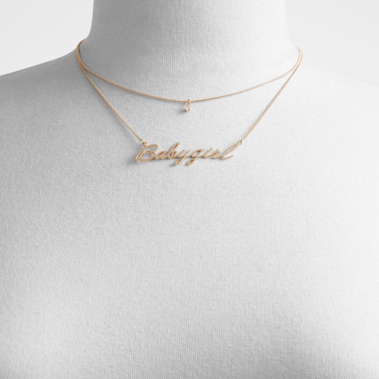 Rhirania Collar Moda Aldo Dorado-transparente Multi