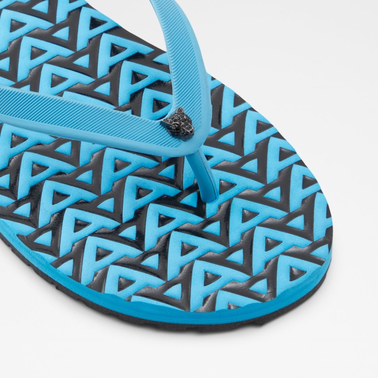 Chanclas Rickle De Moda Azul Brillante De Aldo