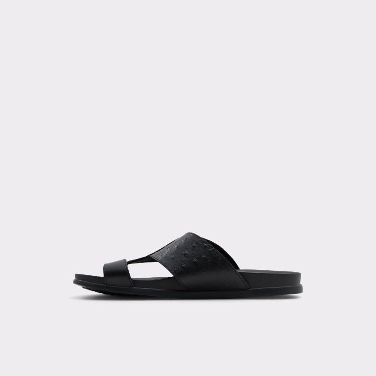 Moda Aldo Roelands Slide Sandalia Negro