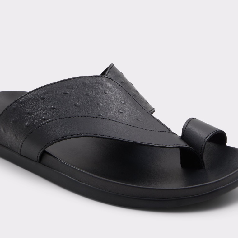 Moda Aldo Roelands Slide Sandalia Negro