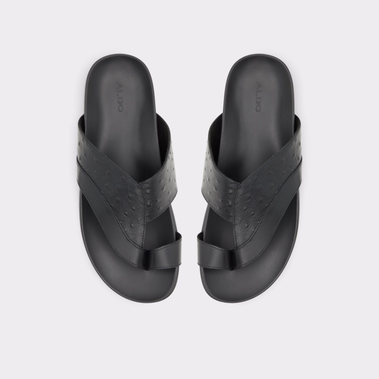 Moda Aldo Roelands Slide Sandalia Negro