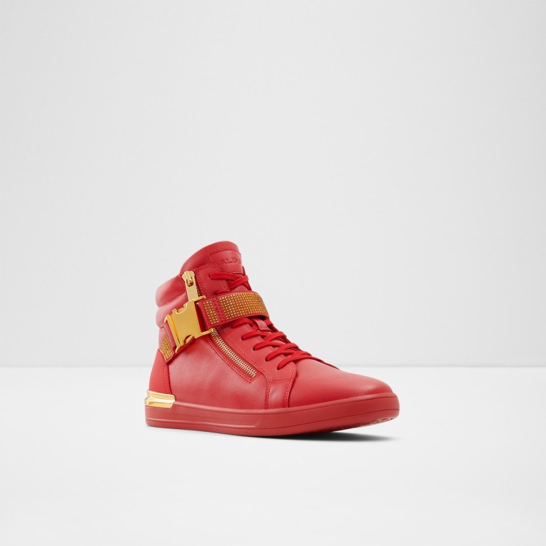 Roger High Top Zapatilla Roja Aldo Moda