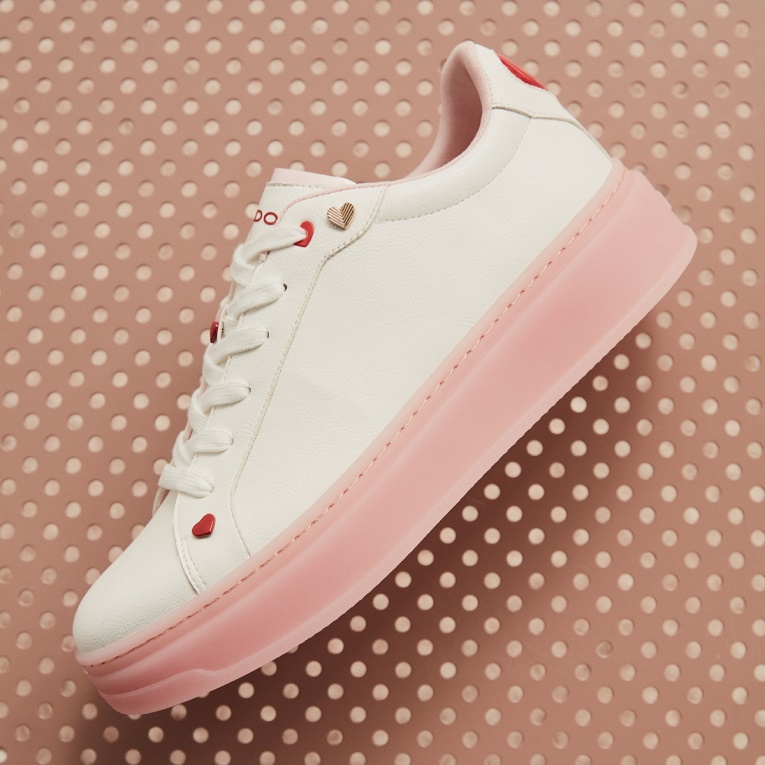 Aldo Fashion Rosecloud Zapatillas Bajas Blancas