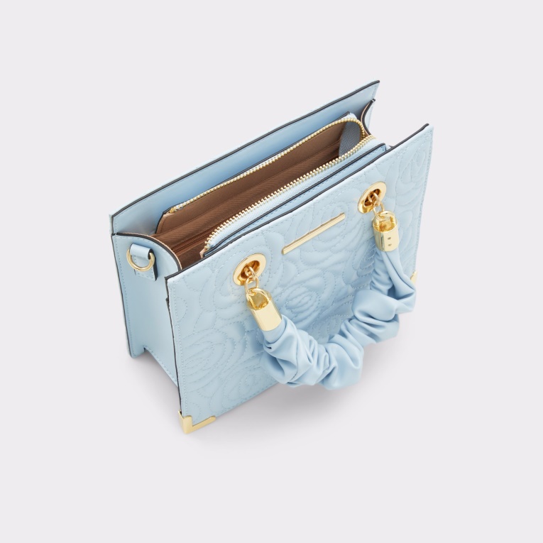 Bolso De Mano Rosellax De Aldo Fashion Azul Claro