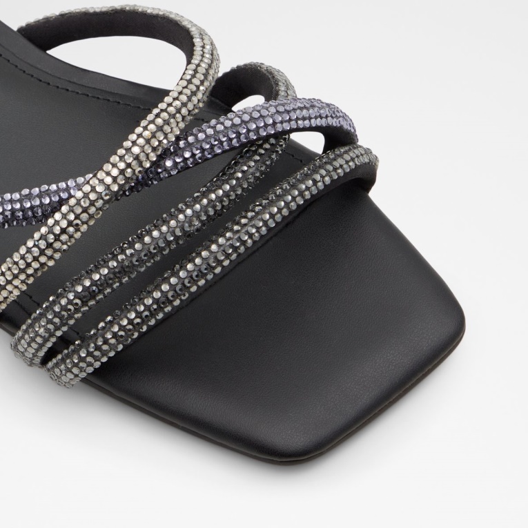 Sandalias Aldo Rossie De Moda Negras