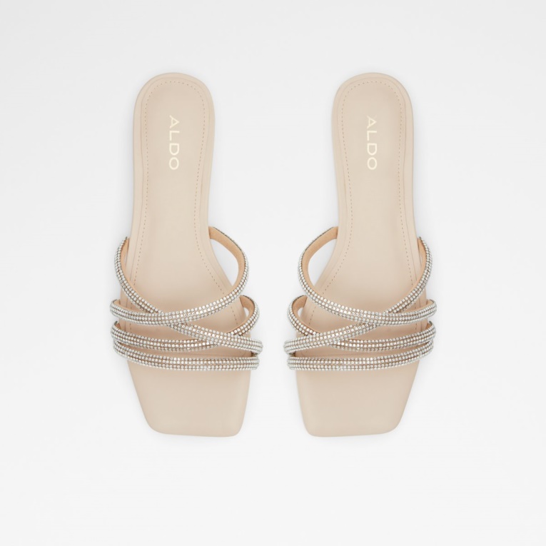 Sandalia De Moda Rossie De Aldo Beige Claro