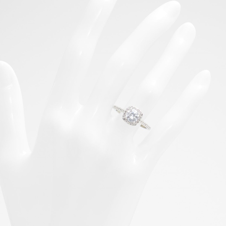 Anillo Multi Rottemburg De Plata Transparente De Aldo Fashion