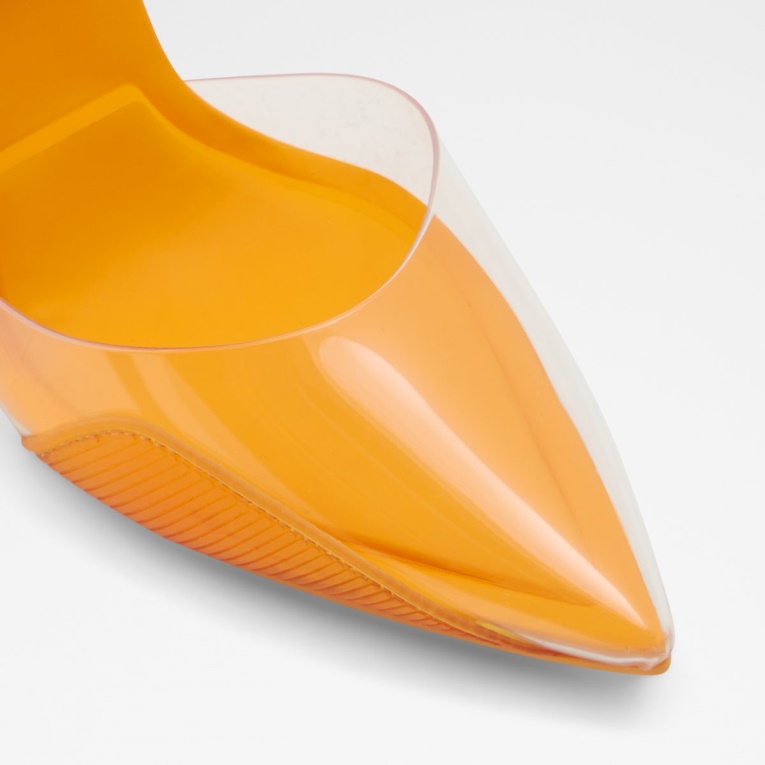 Zapato De Tacón Con Tiras Salerno Tacón De Aguja Naranja Aldo Moda