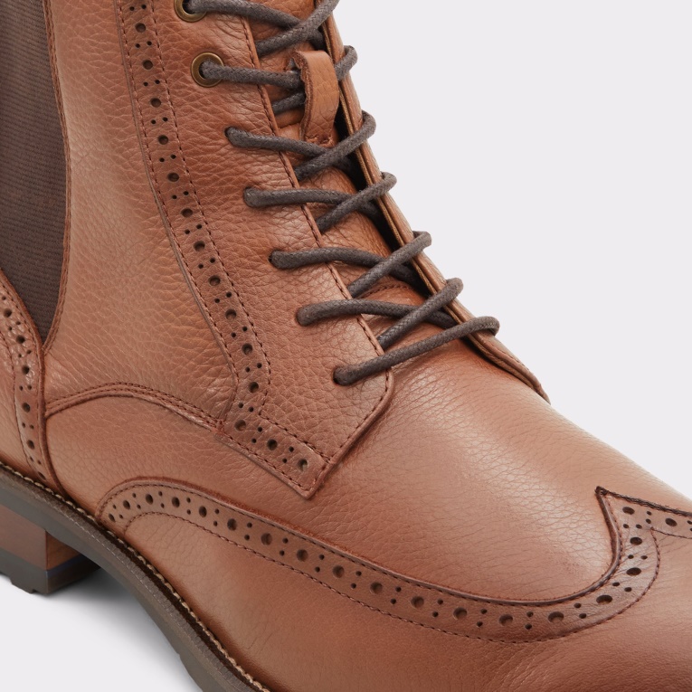 Botas Con Cordones Salinger Marrón De Moda De Aldo