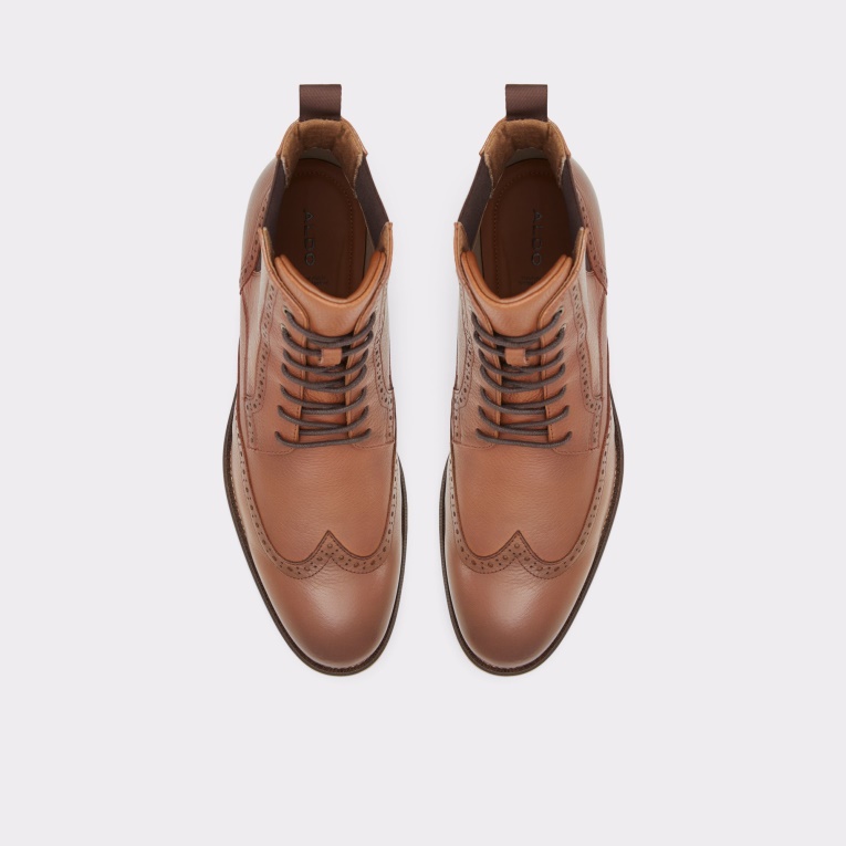 Botas Con Cordones Salinger Marrón De Moda De Aldo