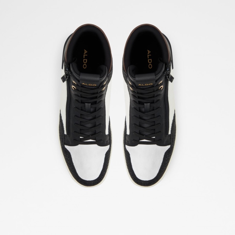 Sauerbergg Zapatilla Alta Suela De Copa Moda Aldo Negro Sintético Brillante