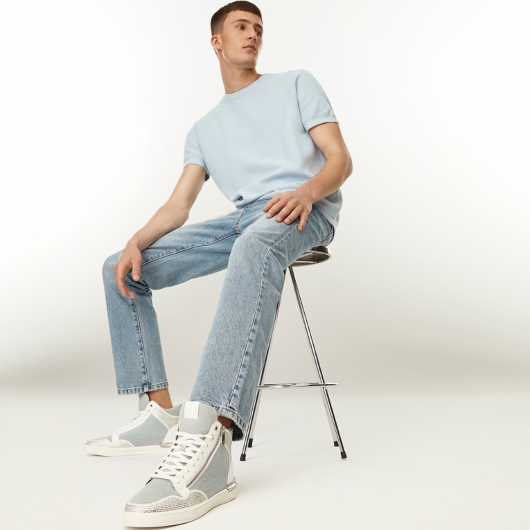 Sauerbergg Zapatillas Altas Suela De Copa Blanco Aldo Moda