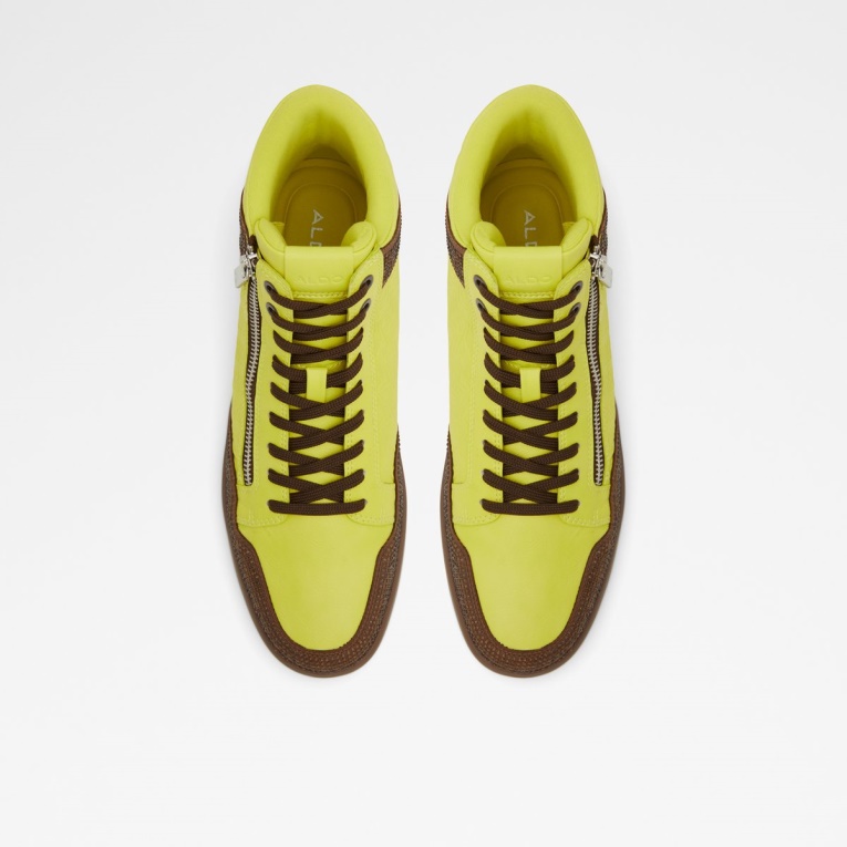 Zapatillas Altas Sauerbergg Verde Brillante De Aldo Fashion Suela De Copa