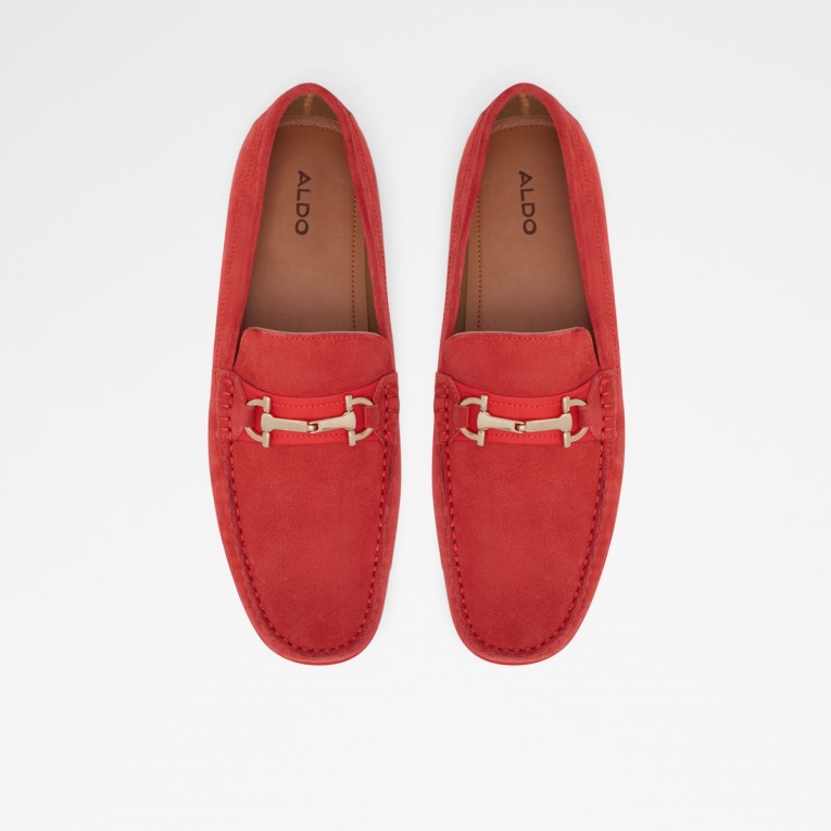 Zapato De Conducción Scuderia Rojo Brillante De Moda Aldo