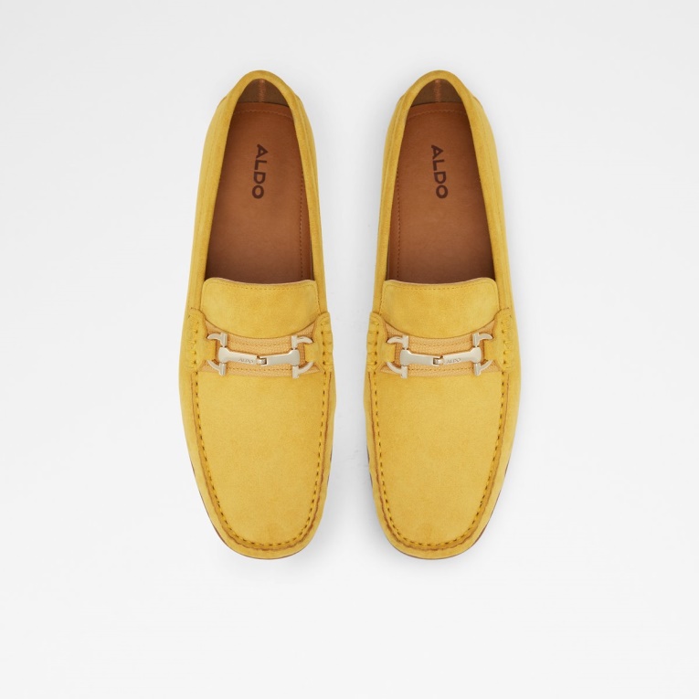 Aldo Scuderia Conducción Zapato Amarillo Moda