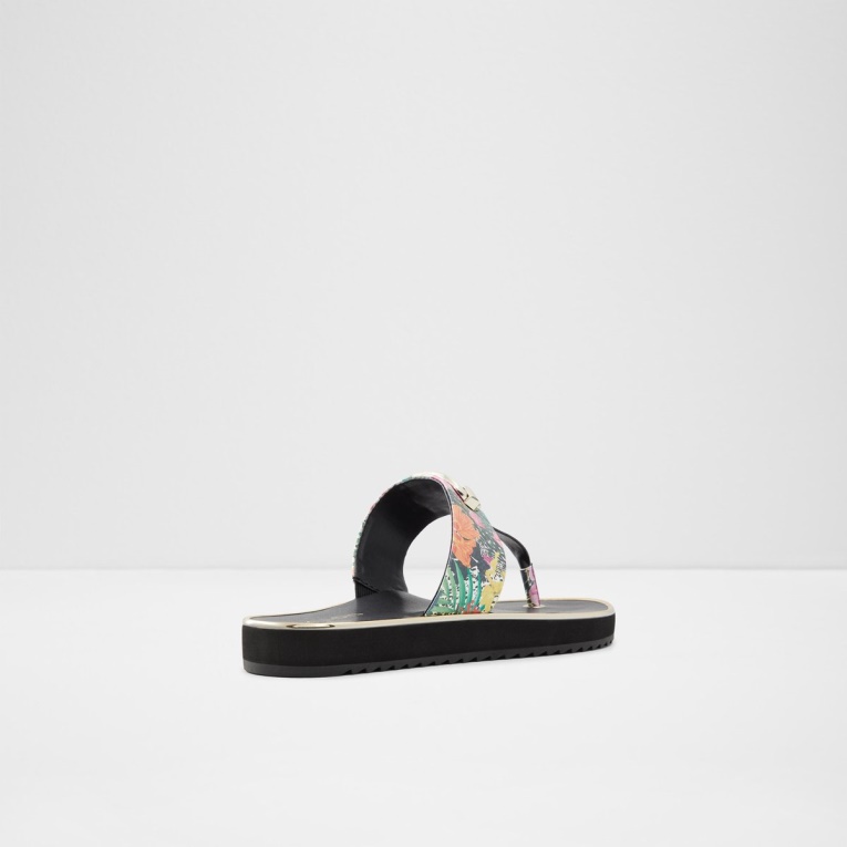 Aldo Searene Flip Flop Tacón De Cuña Multicolor Moda