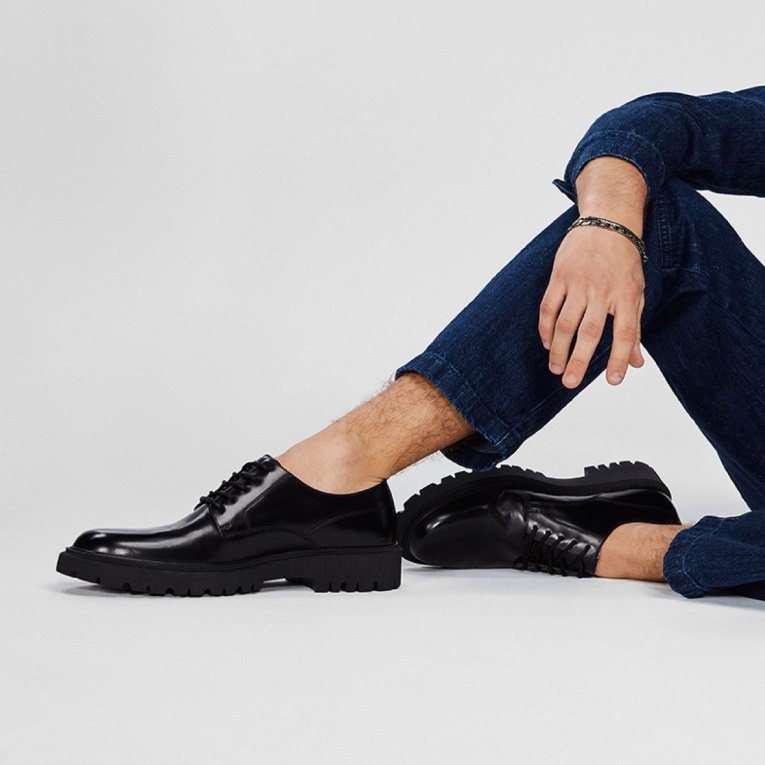 Negro Moda Aldo Segal Zapato Oxford