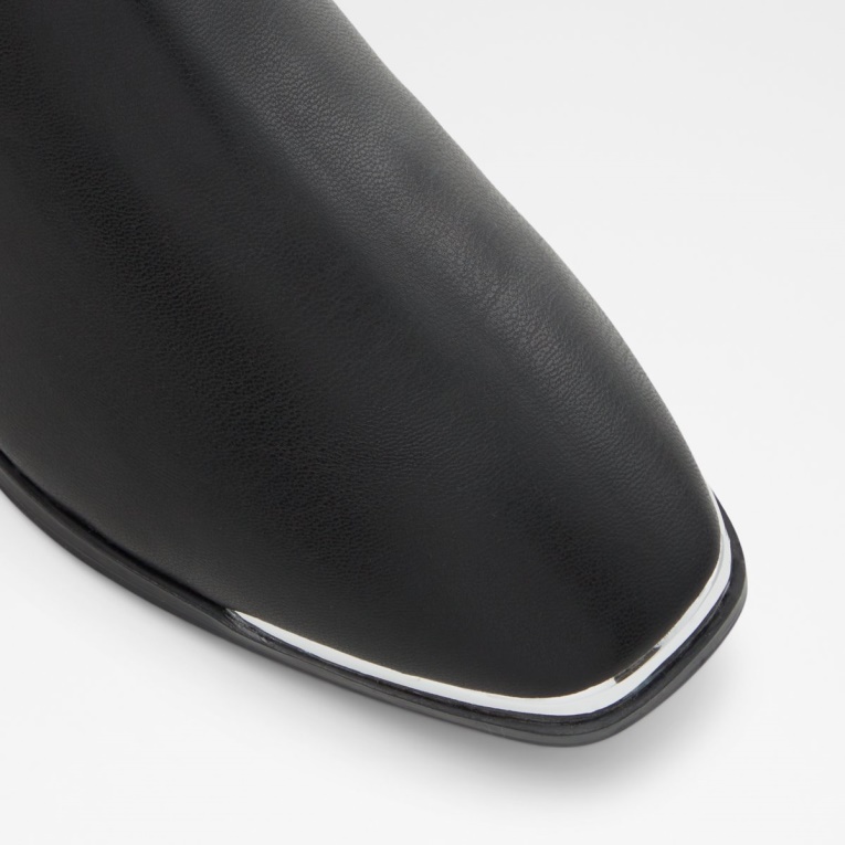 Negro Sintético Sevaunna Botín Por Encima De La Rodilla Moda Aldo