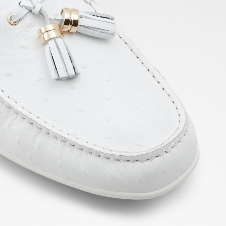 Zapato De Conducción Sheremo Blanco Moda Aldo