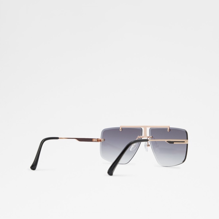 Negro-dorado Multi Silikatu Gafas De Sol Moda Aldo
