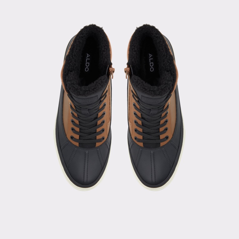 Aldo Recién Llegado Snowmass Zapatillas Bajas Suela De Copa Coñac Moda