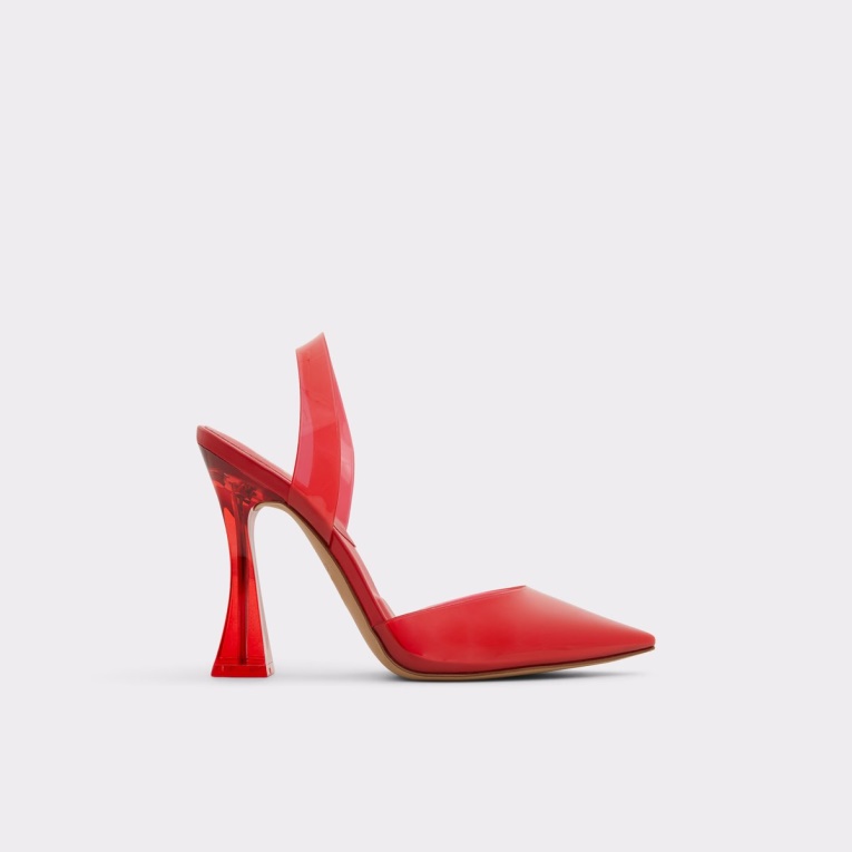 Moda Rojo Aldo Solanti Sling Back Tacones Altos