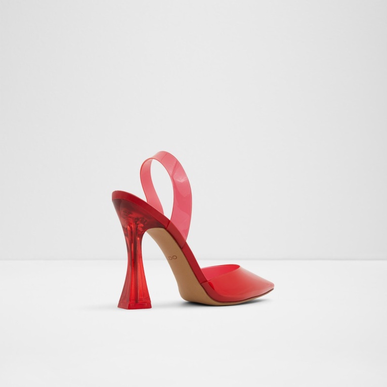 Moda Rojo Aldo Solanti Sling Back Tacones Altos