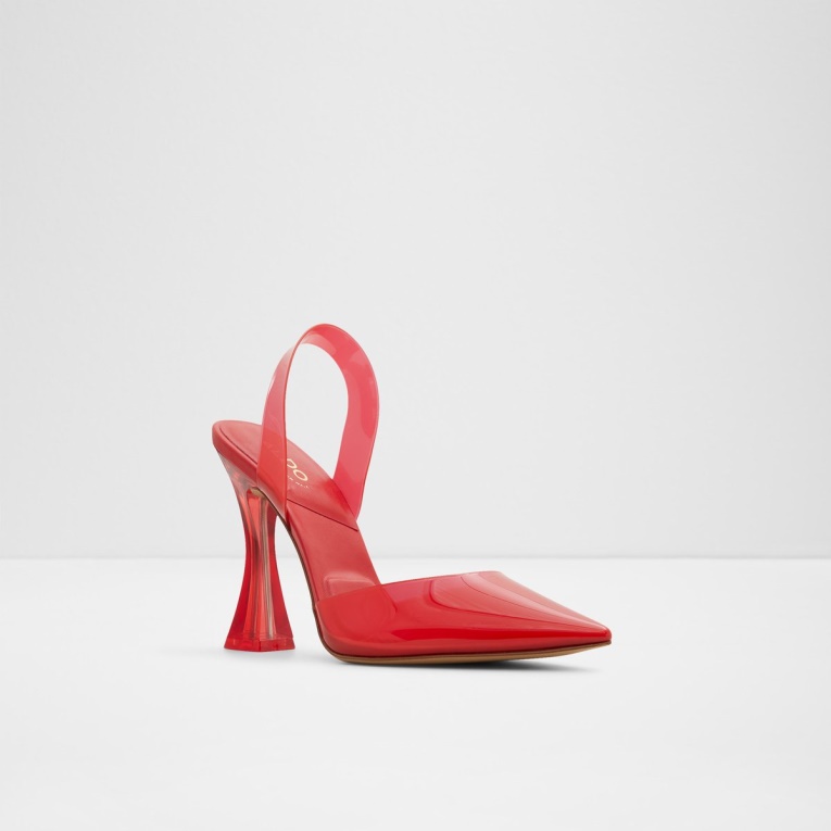 Moda Rojo Aldo Solanti Sling Back Tacones Altos