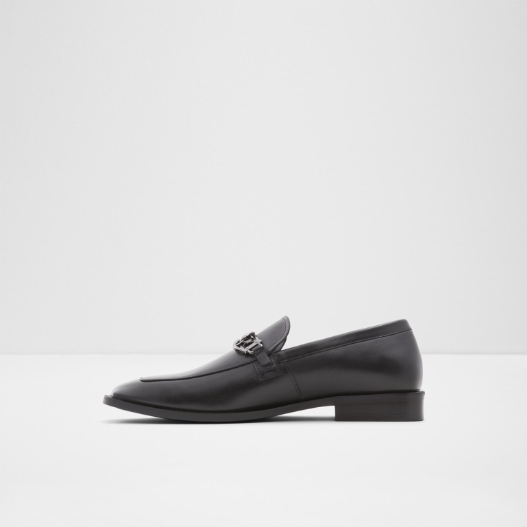 Suavo Mocasín Moda Aldo Negro Cuero Liso