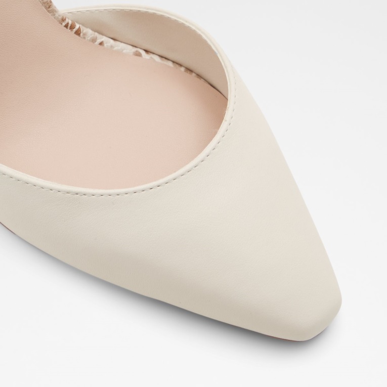 Susan Zapato De Tiras Con Tacón Moda Blanco Aldo