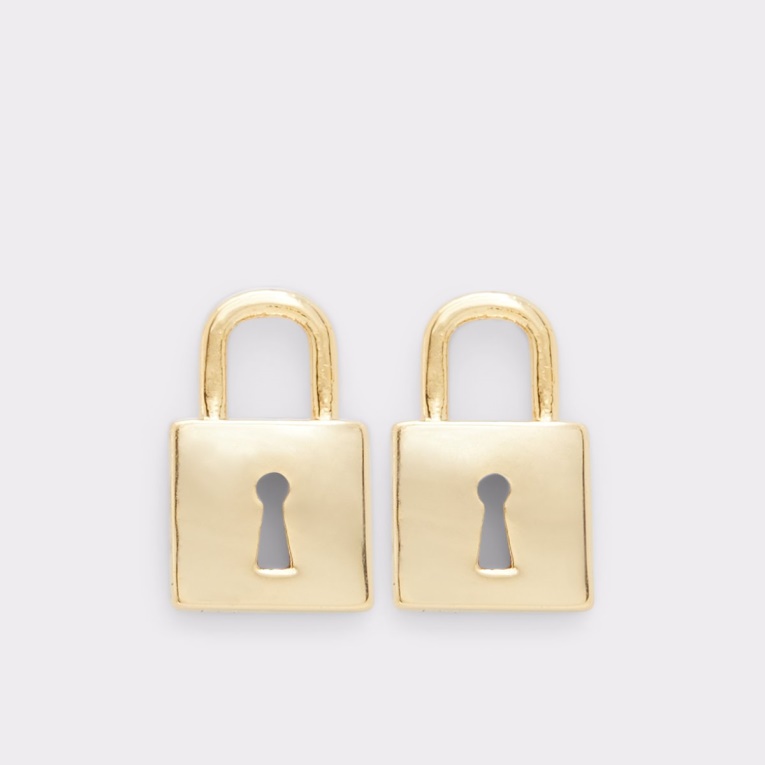 Pendientes De Talaladar De última Oportunidad De Aldo De Oro De Moda