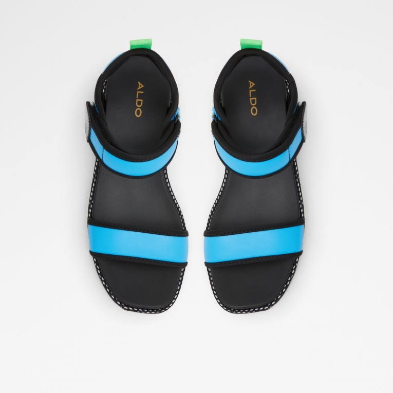 Moda Aldo Talenagyn Diapositiva Sandalia Azul