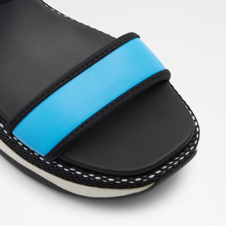 Moda Aldo Talenagyn Cuña Sandalia Azul