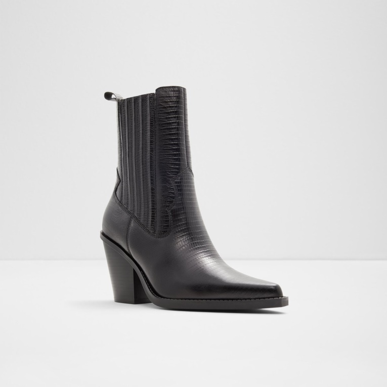 Botas Vaqueras De Talladega De Talladega Recién Llegadas Negras De Aldo De Moda