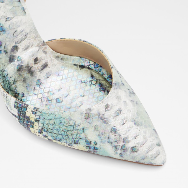 Aldo Tilah Zapato De Tacón Con Tiras Verde Claro Moda